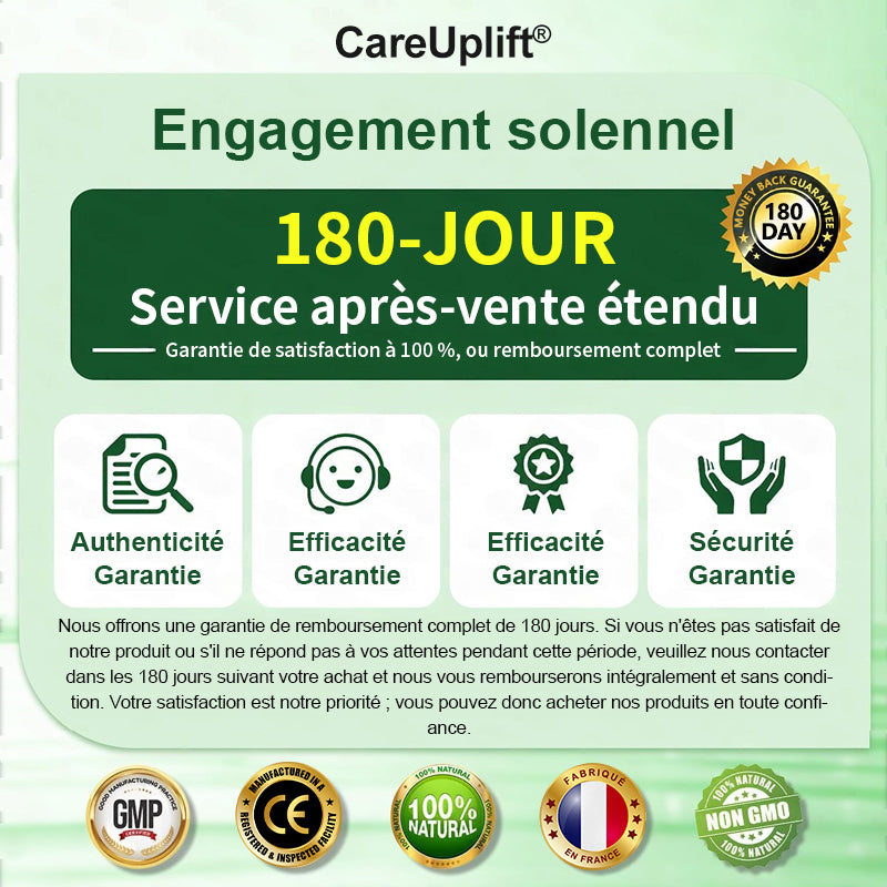 CareUplift®👩‍⚕️ Il ne reste plus que 10 boîtes ! 🎁 Nous offrons une remise supplémentaire de 50 % ! Prenez soin de votre santé ! Si vous manquez cette offre, il n'y en aura plus cette année !